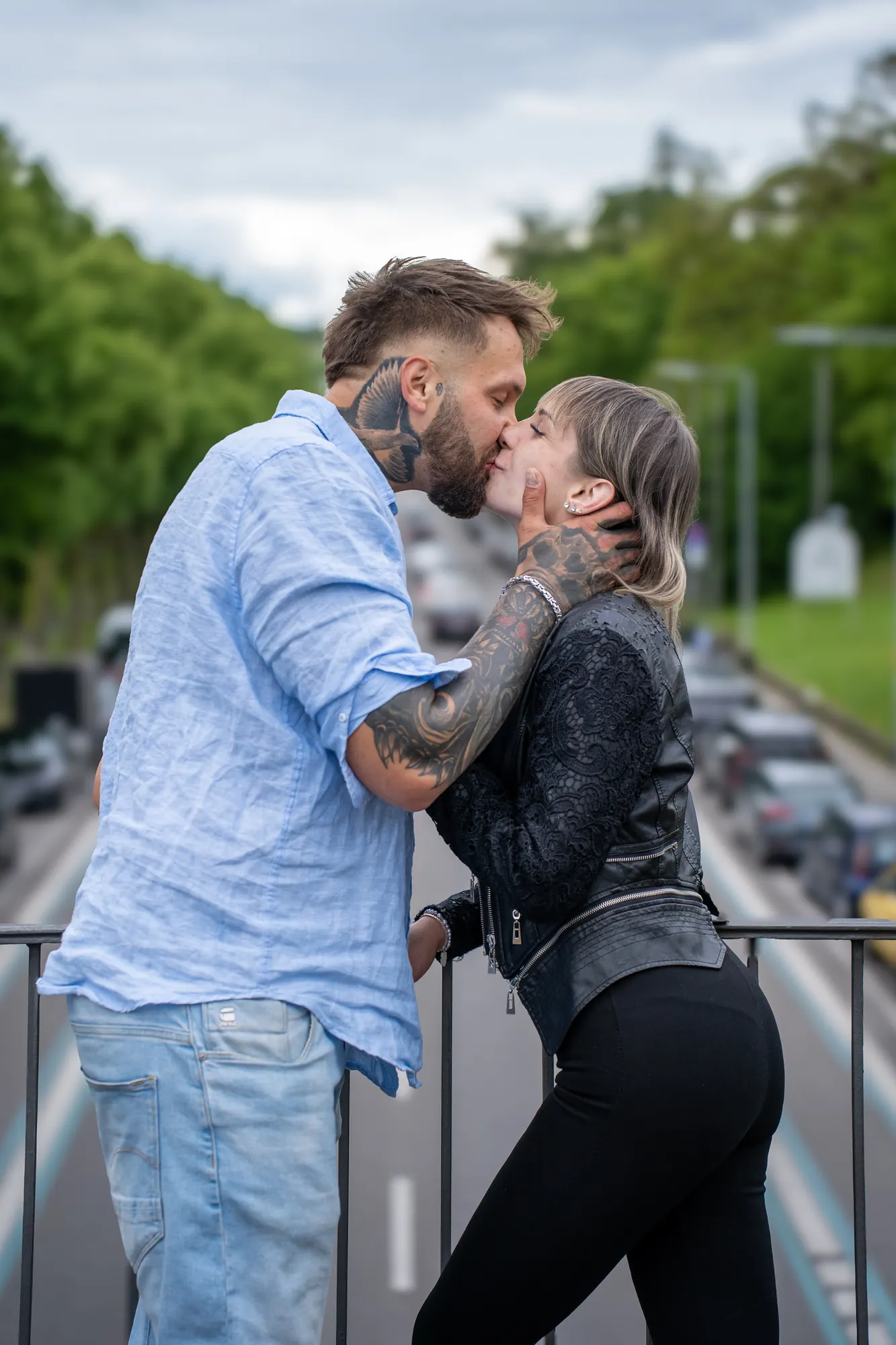 Paarshooting am Killesberg in Stuttgart, Baden-Württemberg mit Denny und Antonia